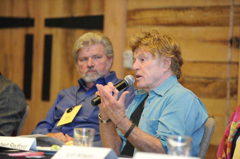 Robert L. Lynch and Arts Advocate/Actor Robert Redford at our National Arts Policy Roundtable. Oct. 2012