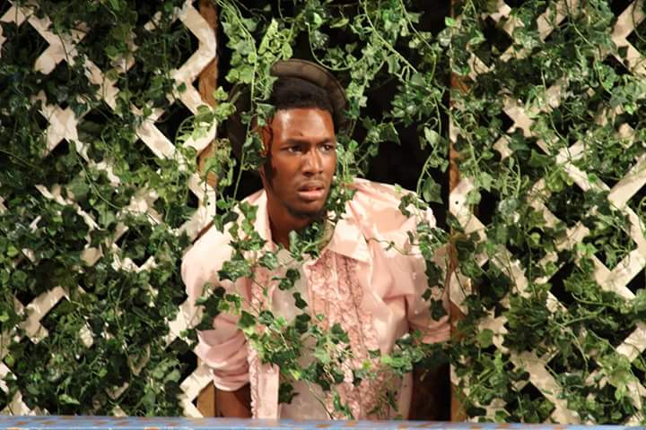 Xavier Harvey as Benedick in Actors’ Shakespeare Project’s production of “Much Ado About Nothing.”