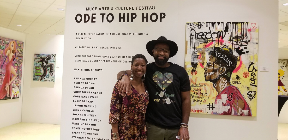 MUCE presents ODE to Hip Hop Art exhibition during Art Basel Weekend at the Little Haiti Cultural Complex.