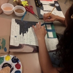 Kelly Garcia’s art class at Manhattan Bridges High School. Photo by Kelly Garcia.