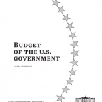 Text logo that reads "Budget of the U.S. Government"